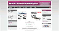 Desktop Screenshot of leovince-hamburg.de