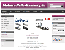 Tablet Screenshot of leovince-hamburg.de